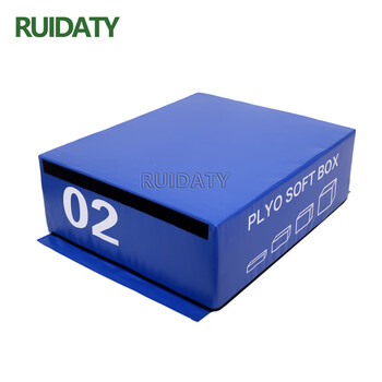RUIDATY 跳箱训练 健身房爆发力弹跳力软体跳箱四合一 1+2+3号跳箱