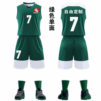 2k定制球服网红同款2k球衣篮球服套装男定制运动比赛队服耐高篮球衣