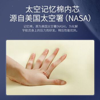 佳奥护腰靠垫办公室腰靠记忆棉腰垫靠背垫座椅车用椅人体工学腰垫麻灰