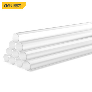 得力（deli）高粘性零甲醛热熔胶棒热胶枪胶棒胶条家用DIY10支装7mm*200mm