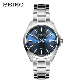 精工手表】精工（SEIKO）男表商务休闲防水石英螺旋底盖男士手表SUR275P1【行情报价价格评测】-京东
