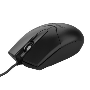 双飞燕（A4TECH）OP-550SU 有线鼠标  轻音笔记本台式电脑办公家用便携鼠标 USB接口 黑色
