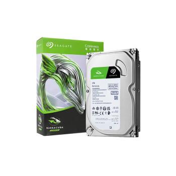 希捷（SEAGATE）台式机硬盘 2TB 5400转 256MB 机械硬盘 SATA 希捷酷鱼系列 电脑硬盘 3.5英寸 ST2000DM005