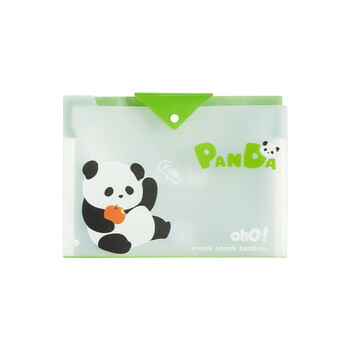 PANDA 熊猫风琴包 开学必备 小学生试卷分类收纳袋 多层分隔 透明插页文件袋 防尘防水 呼呼大睡