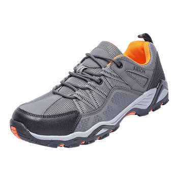 足力健健康老人鞋秋季新款登山徒步鞋大码情侣鞋轻便运动鞋户外休闲