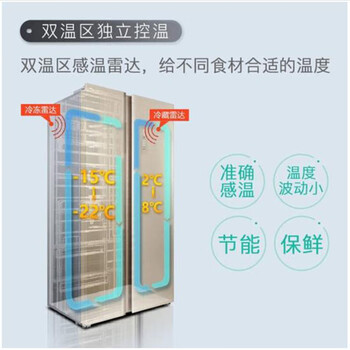 TCLTCL BCD-509WEFA1 509升风冷无霜对开门电冰箱电脑控温流光金