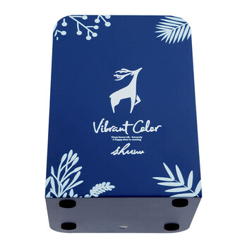 递乐 金属书立夹/学生书立架/书夹/书靠/书挡/书板创意办公文具用品2片/副 2536 蓝色驯鹿