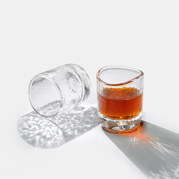 泰摩日式锤目纹耐热玻璃杯茶杯 单品咖啡杯 咖啡品杯2个装 泰摩日式锤目纹耐热玻璃杯茶杯 单品咖啡杯 咖啡品杯2个装