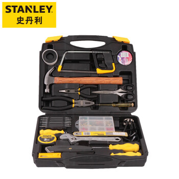 史丹利（Stanley）60件套家用工具箱套装 多功能手动工具箱 组套工具 五金工具组合套装 LT-807A