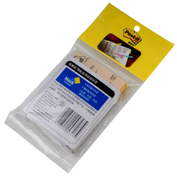 3M 便利贴 报事贴/便条纸/记事贴/便签纸/便签本 办公用品 学习用品文具 670S-4AP 狠贴系列彩色纸质标签