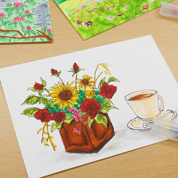 吴竹(KURETAKE)日本进口ZIG软尖笔水彩笔马克笔勾线笔24色套装RB-6000AT/24V 吴竹(KURETAKE)日本进口ZIG软尖笔水彩笔马克笔勾线笔24色套装RB-6000AT/24V