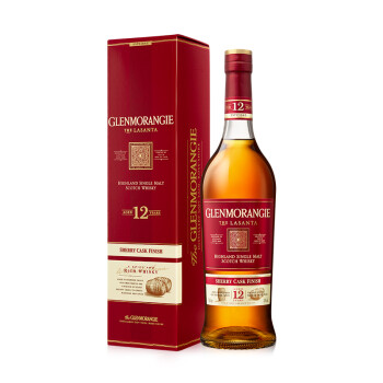 高华仕格兰杰glenmorangie单一麦芽威士忌苏格兰高地原装进口格兰杰12