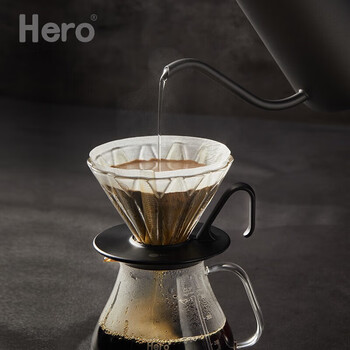 Hero菱镜咖啡滤杯手冲滴漏式玻璃过滤器家用咖啡壶手冲器具