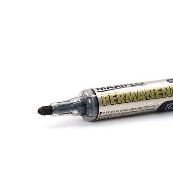 派通(Pentel)直液后压式油性记号笔 液态墨水大头笔大容量快干圆头笔NLF50 黑色6支装 派通(Pentel)直液后压式油性记号笔 液态墨水大头笔大容量快干圆头笔NLF50 黑色6支装