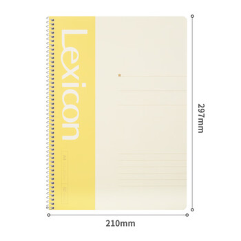 得力（deli）10本A4/60张螺旋装订本记事本软抄本笔记本子 7688-10