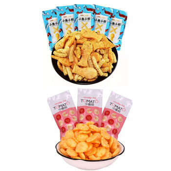 【美味零食】小鱼小虾膨化零食薯片小鱼小虾休闲怀旧小食品 小鱼小虾