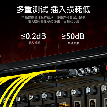 胜为（shengwei）工程电信级光纤跳线 FC-FC单模单芯10米 9/125低烟无卤环保外被 收发器尾纤 FSC-503