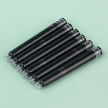 英雄（HERO）钢笔墨囊 230系列2.6mm口径一次性墨胆 不可擦款 30支装 黑色