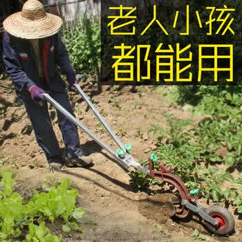 农业工具手拉犁人力耕地机开沟神器起垄种菜培土微耕机翻地翻土单人犁