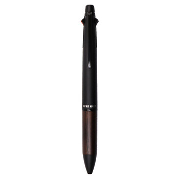 uni（三菱）多功能笔商务原子笔橡木手握5合1 4色圆珠笔 0.5mm铅笔MSXE5-2005-07