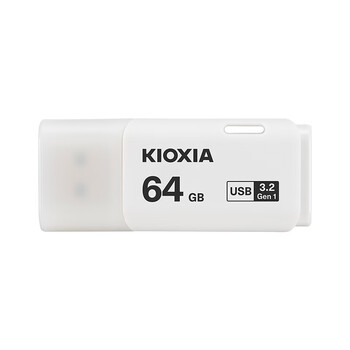 铠侠（Kioxia）64GB U盘  U301隼闪系列 白色 USB 3.2接口 时尚设计 高速传输 办公学习车载 兼容苹果系统