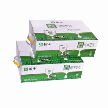 蒙牛臻享纯浓牛奶整箱批230ml*16袋包全脂无菌枕硬纸袋早餐奶 【2箱】