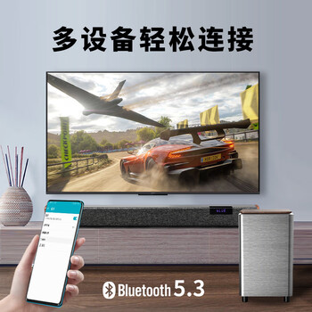 纽曼（Newmine）G65 回音壁音响 家庭KTV音响套装 家庭影院 电视音响 客厅家用无线K歌蓝牙音箱 麦克风 低音炮