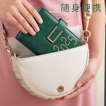 法拉蒙 2025年日程本每日计划表365天日历笔记本本子办公工作随身效率手册时间管理记事本 B6-绿色 法拉蒙 2025年日程本每日计划表365天日历笔记本本子办公工作随身效率手册时间管理记事本 B6-绿色