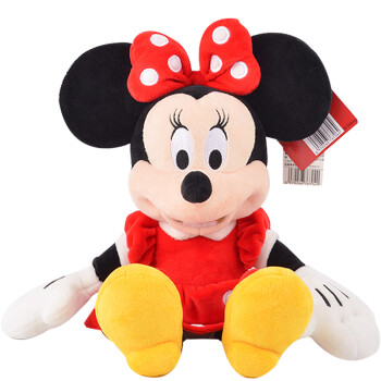 迪士尼Disney 经典系列米奇米妮公仔毛绒玩具生日礼物长条抱枕靠垫布娃娃 米妮80cm