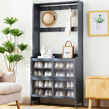 木马人mumaren家用多层鞋柜入户门口客厅玄关柜子鞋架防尘收纳柜储物
