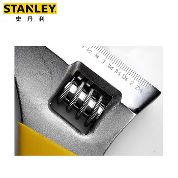 史丹利（STANLEY）黄色沾塑活络扳手24英寸活动扳手大开口板子活口扳手97-797-23