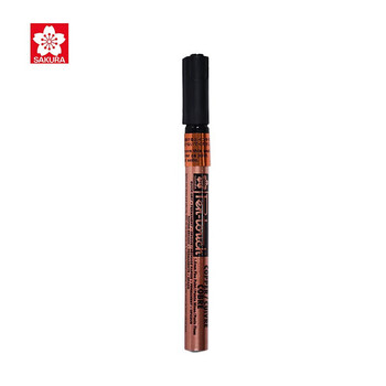 樱花(SAKURA)油漆笔玫瑰金1.0mm 签字笔记号笔马克笔高光笔 商务明星签名签到笔防水不掉色描金补漆手绘