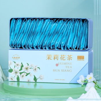 七春茉莉花茶飘雪茶叶礼盒茶叶自己喝冷泡节日送长辈礼物320g