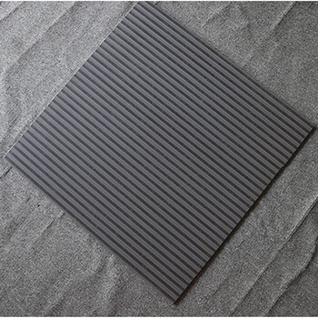 通体灰色拉槽瓷砖600x600浴室澡堂滑砖商场凹凸条纹墙砖地板砖