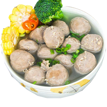 食怀福建龙岩永定下洋牛肉丸 牛筋丸 客家土楼丸子世家 火锅料 500g 1