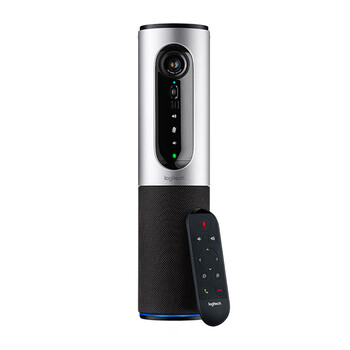 罗技（Logitech）CC2000e 移动办公视频会议摄像头 视频通话 高清网络电脑摄像头 适用1-6人 便携一体化摄像头