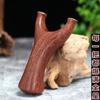 弹弓成人专业实木实木弹弓木头木制原木扁皮弓反曲精准飞虎叉手工弹弓