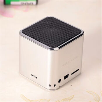 米家智能同类型无线蓝牙音箱便携小音响低音炮插卡u盘收音儿童mp3银色