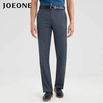 九牧王joeone男装西裤中青年2020春夏款商务宽松微弹男士西裤ta2