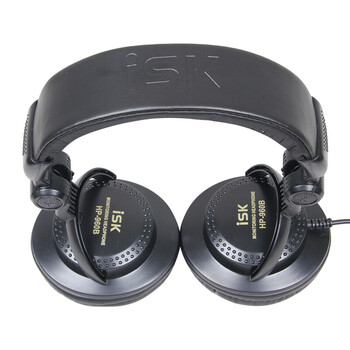 iSK HP960B专业头戴式监听耳机 电脑手机声卡直播唱歌录音监听耳返 全封闭腔体设计3C数码全网低价