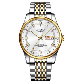 流浪琴抚losengs/潮流浪琴抚品牌手表男款机械表夜光防水双日历全自动