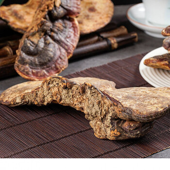 正宗野生灵芝天然深山野生赤灵芝无柄赤芝灵芝切片野灵芝泡酒 切片100