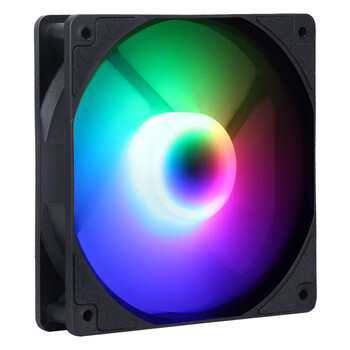 先马（SAMA）冰晶2S 黑色 12cm机箱散热风扇（三色定彩RGB灯光/轴心发光/大4D接口可串连/液压轴承/即插即用）