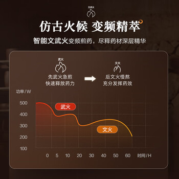小熊（Bear）煎药壶 中药壶中药锅 熬药电砂锅 养生壶中药煲3升大容量分体式陶瓷全自动智能JYH-A30A1