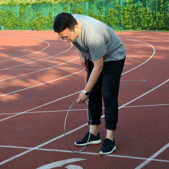 铁环滚铁圈学生成人健身运动推铁圈校园怀旧玩具实心滚铁环37cm47cm厚