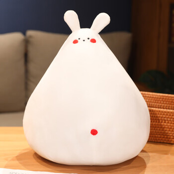 萌萌怪可爱大白团兔子公仔毛绒玩具抱着睡觉玩偶床上布娃娃女生节日