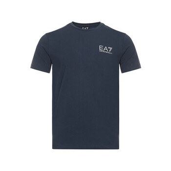 emporio armani ea7阿玛尼 男士海军蓝棉质圆领短袖t恤 3gpt08 pj03z