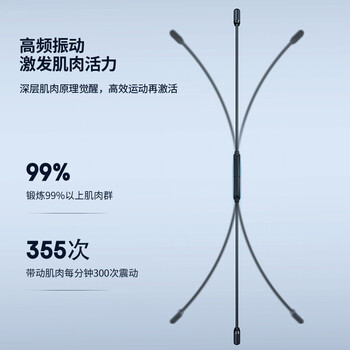 PROIRON普力艾 飞力士棒弹力棒健身棒多功能震颤棒菲力士棒 黑色