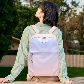 高尔夫（GOLF）双肩包女电脑包14/16英寸笔记本出差旅行背包大容量商务学生书包