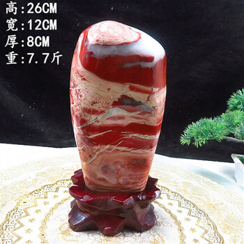 绿野客2023新款天然南非红碧玉原石观赏石玉石家居饰品摆件奇石桌面鸡